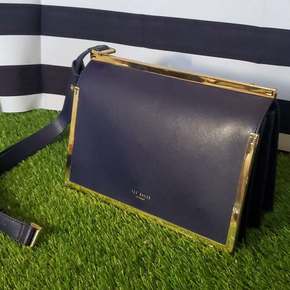 NWT Ted Baker Navy Blue Erica Purse